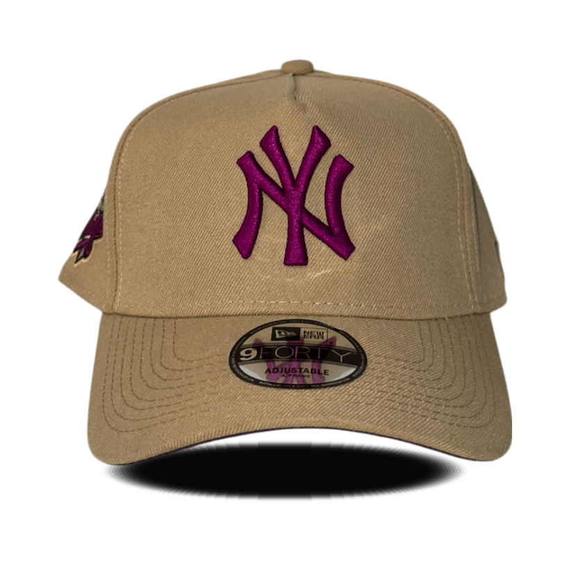 Gorra Yankees Vinotinto Camel