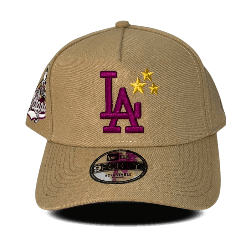 Gorra Dodgers Estrellas Camel