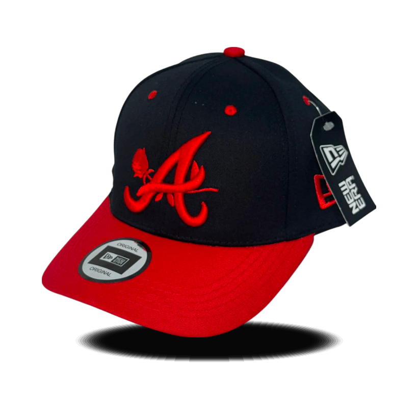Gorra Braves Rosa Roja