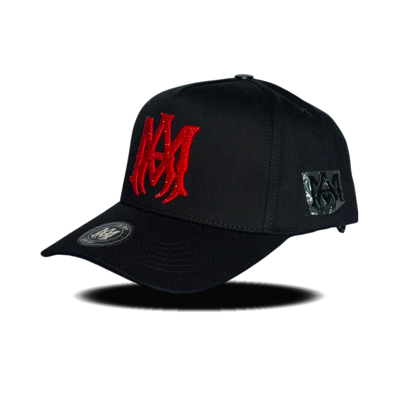 Gorra Amiri MA Black Red